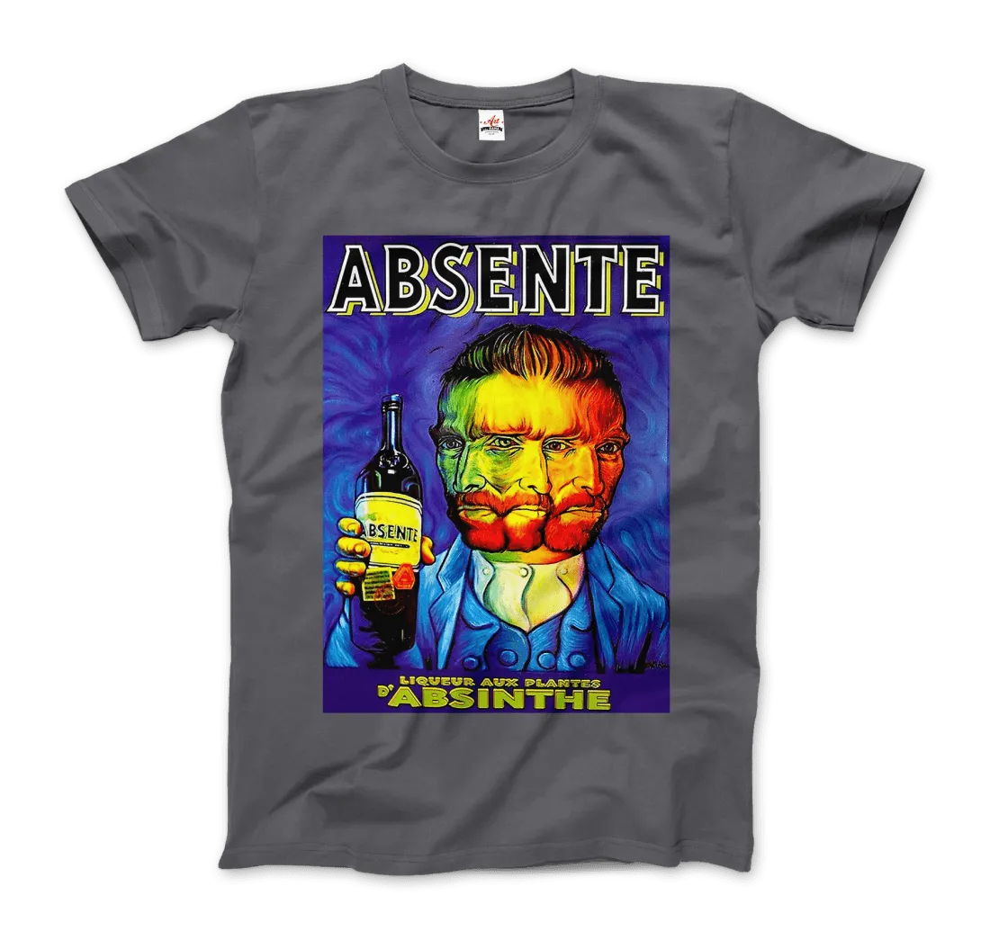 Absente, Vintage Absinthe Liquor Advertisement with Van Gogh T-Shirt
