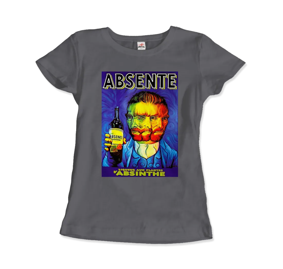 Absente, Vintage Absinthe Liquor Advertisement with Van Gogh T-Shirt