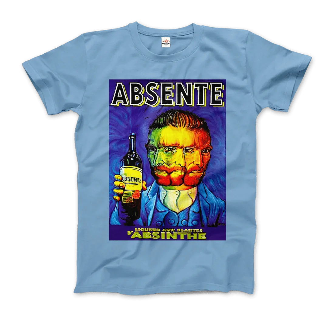 Absente, Vintage Absinthe Liquor Advertisement with Van Gogh T-Shirt