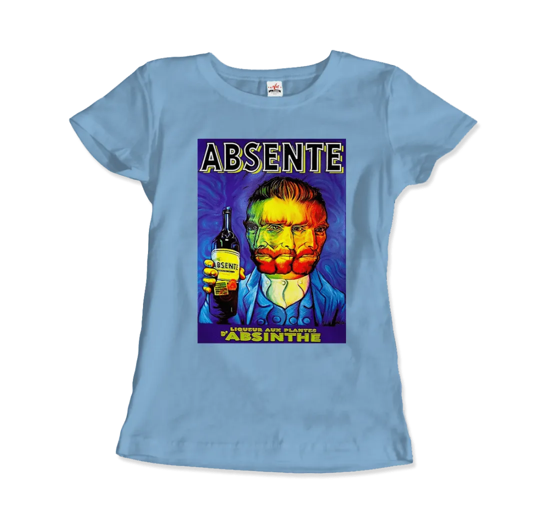 Absente, Vintage Absinthe Liquor Advertisement with Van Gogh T-Shirt