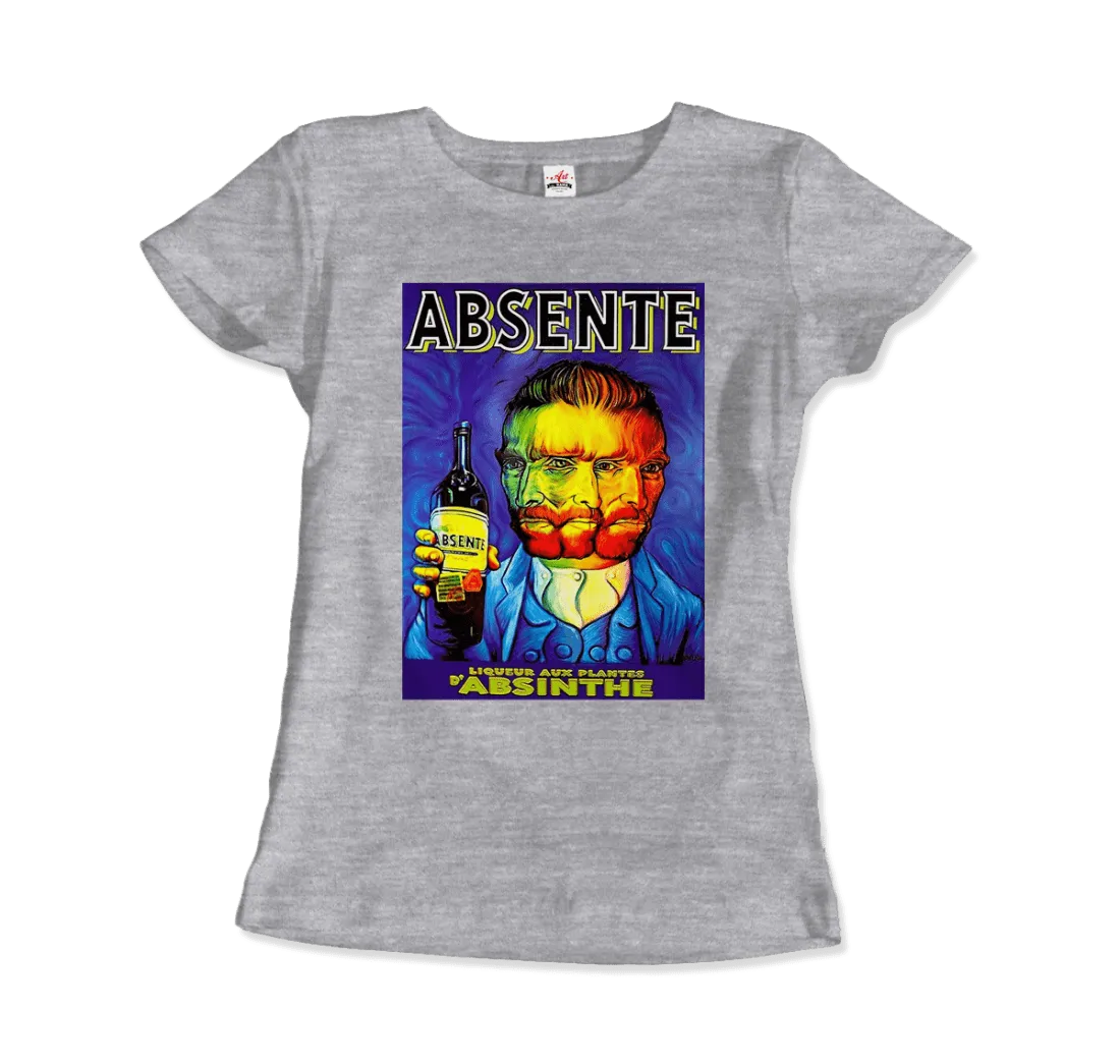 Absente, Vintage Absinthe Liquor Advertisement with Van Gogh T-Shirt