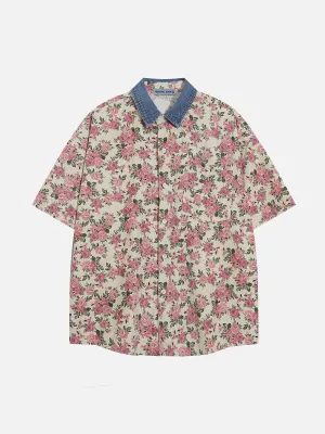Aelfric Eden Flower Corduroy Short Sleeve Shirt