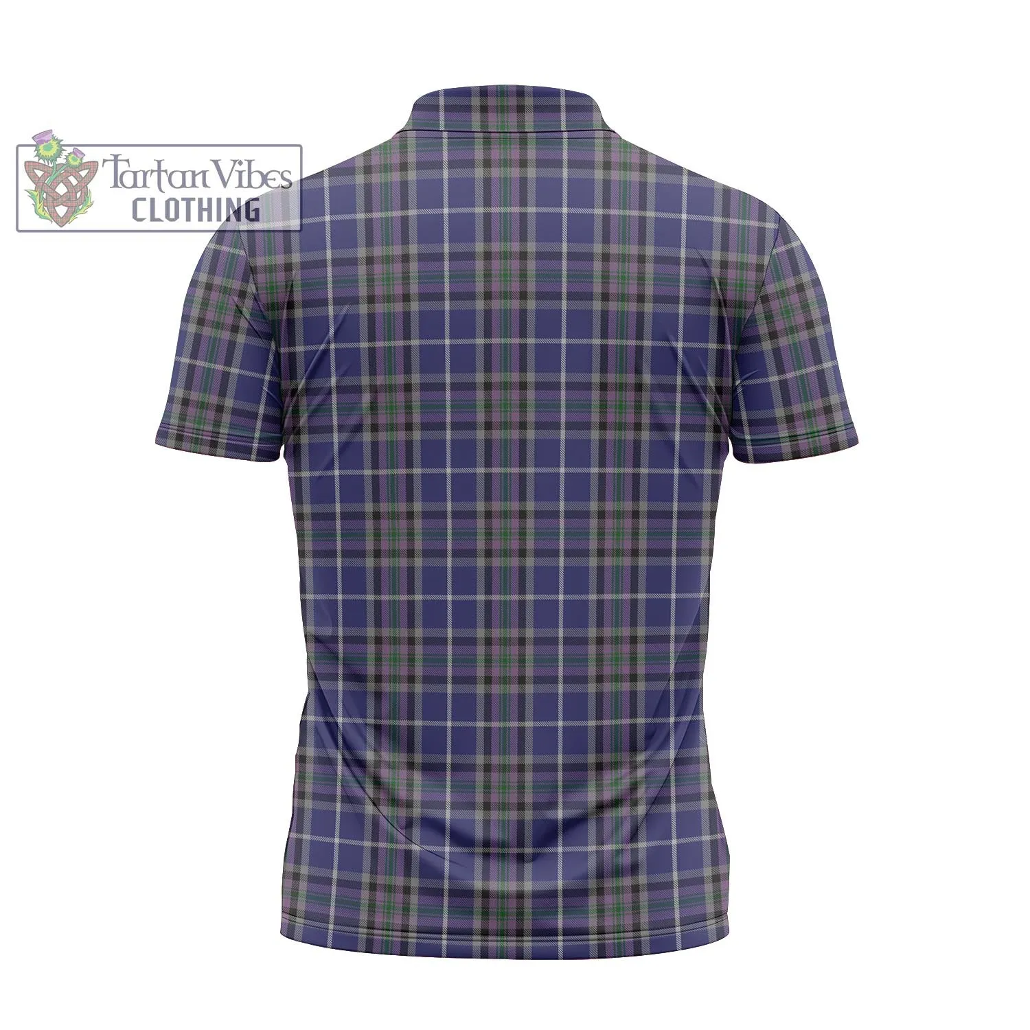 Alexander of Menstry Tartan Zipper Polo Shirt