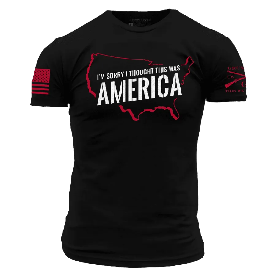 America T-Shirt - Black