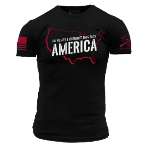 America T-Shirt - Black