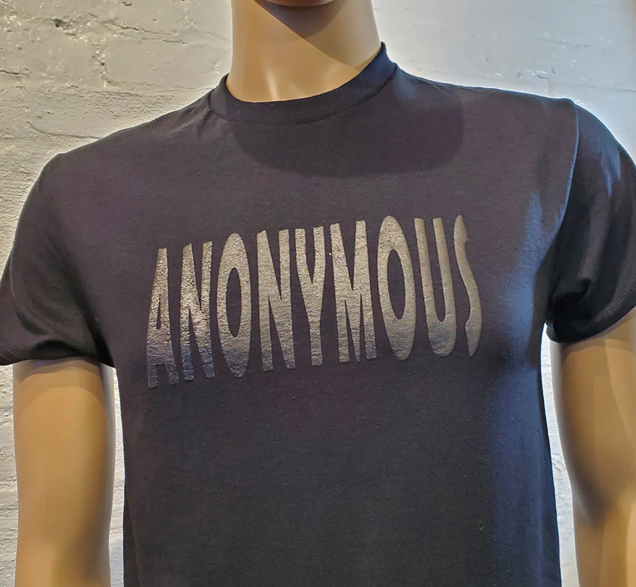 Anonymous Black On Black Tee