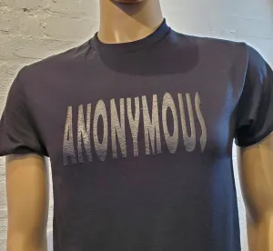 Anonymous Black On Black Tee