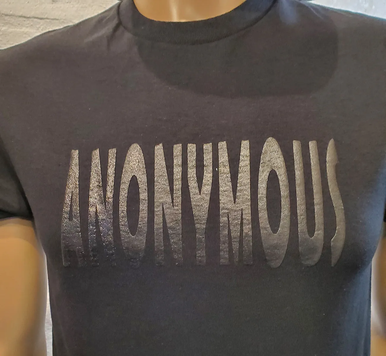 Anonymous Black On Black Tee