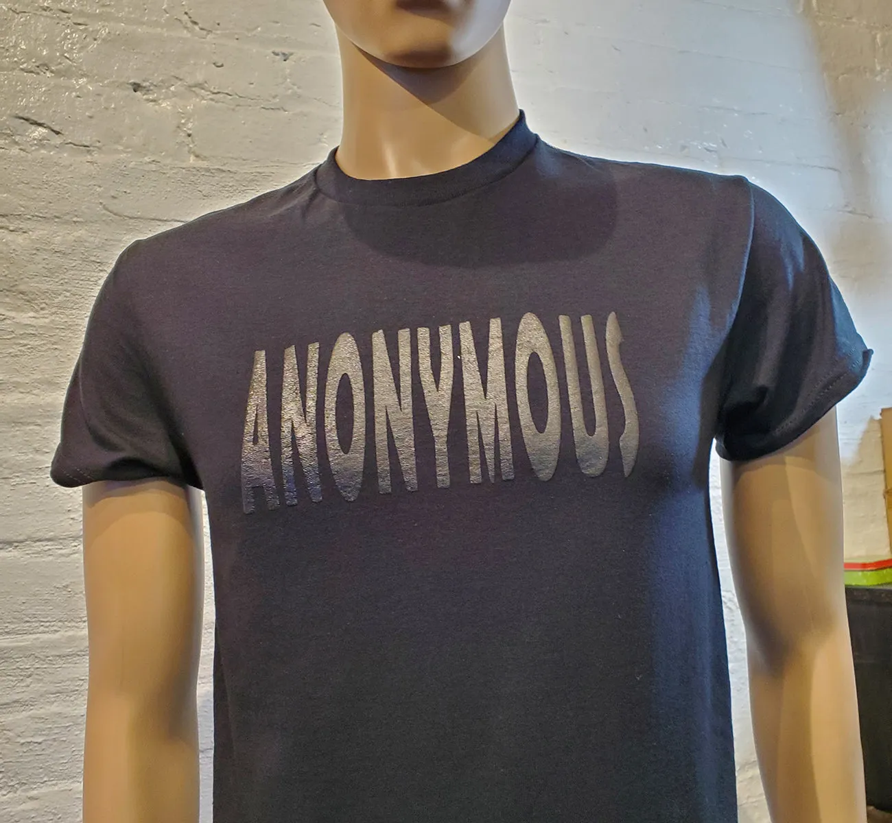 Anonymous Black On Black Tee