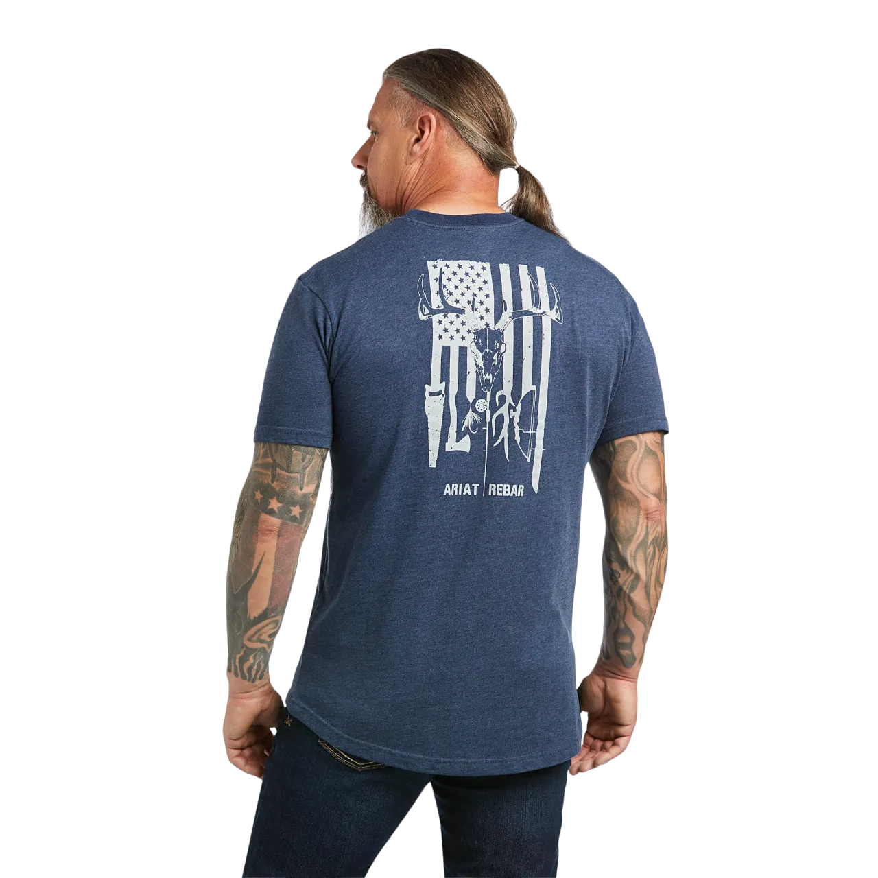 Ariat Men's Rebar Cotton Strong American Outdoors T-Shirt