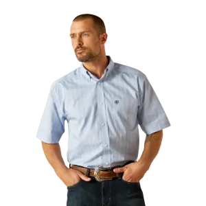 Ariat Men's Welburn Bel Air Blue Shirt