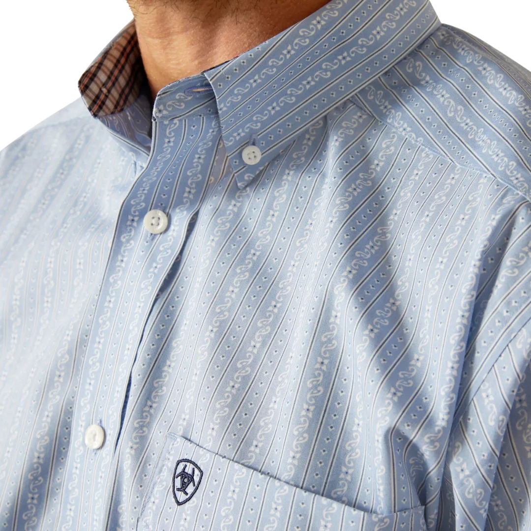 Ariat Men's Welburn Bel Air Blue Shirt