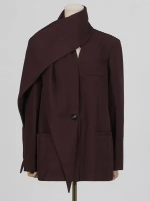 Asymmetric Cape Blazer