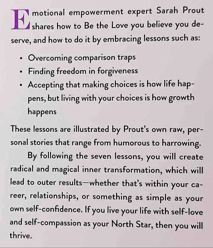 BE THE LOVE - Sarah Prout