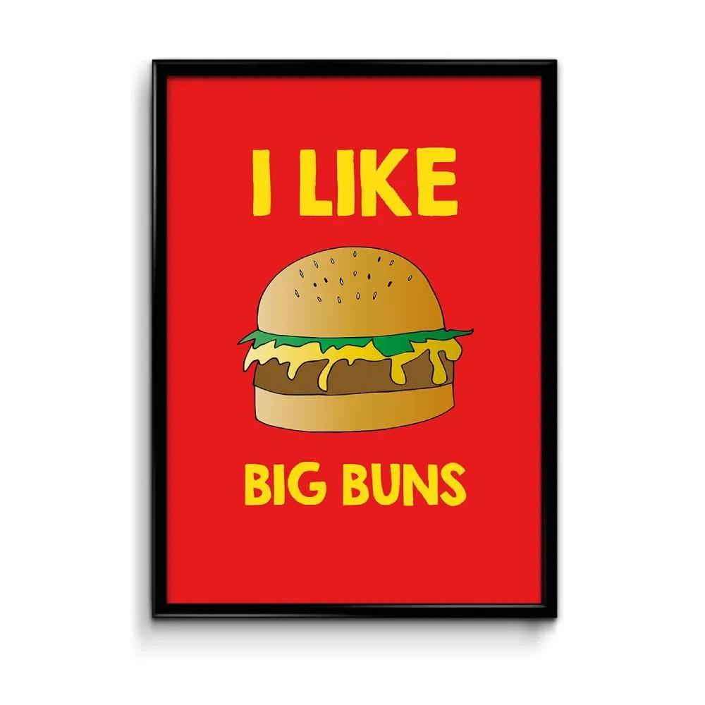 BIG BUNS Poster Print