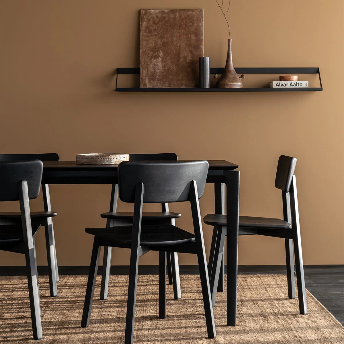 Bok Dining Table (Black Oak, 220cm)