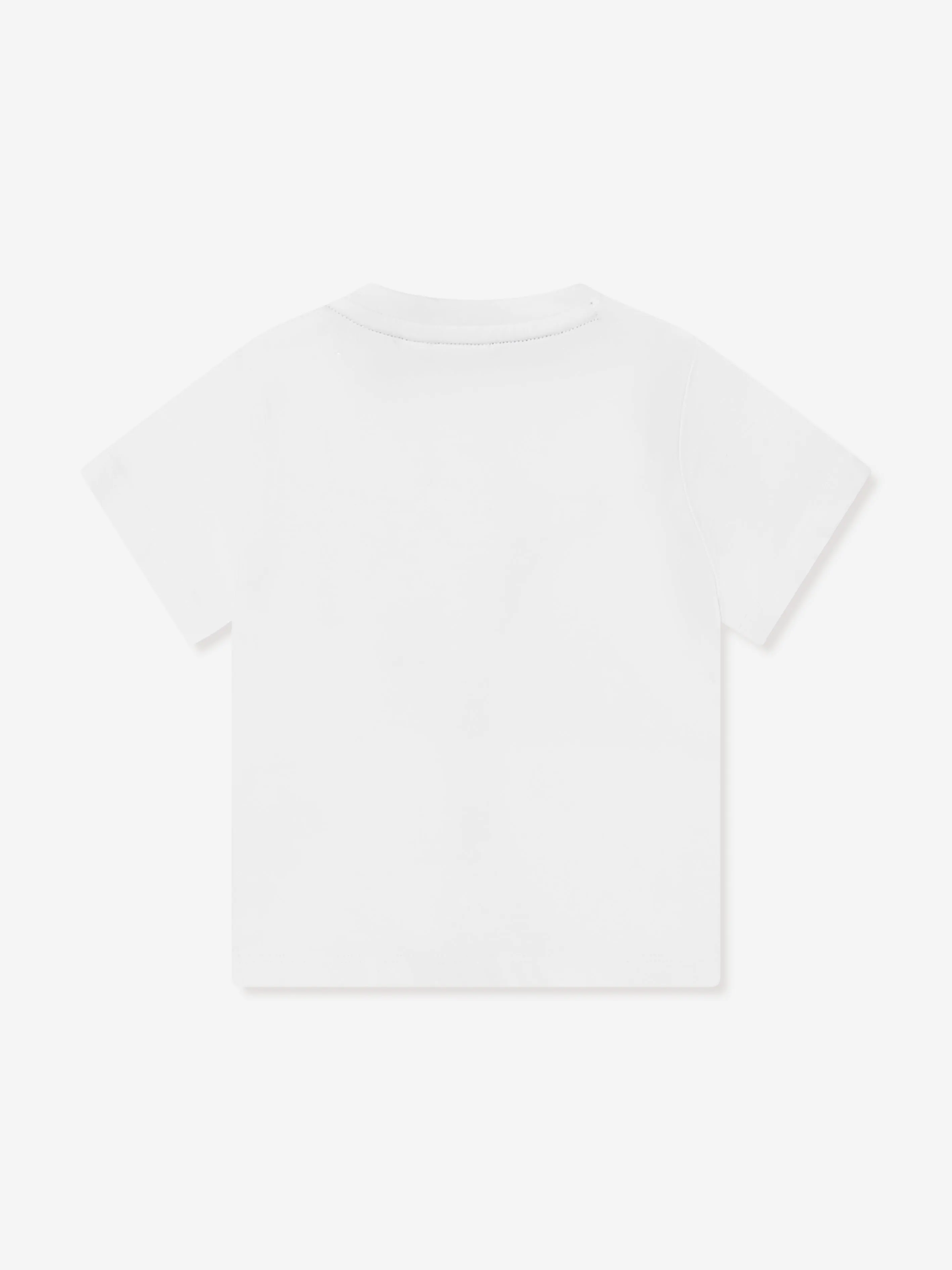 BOSS Baby Boys Tennis Logo T-Shirt In White
