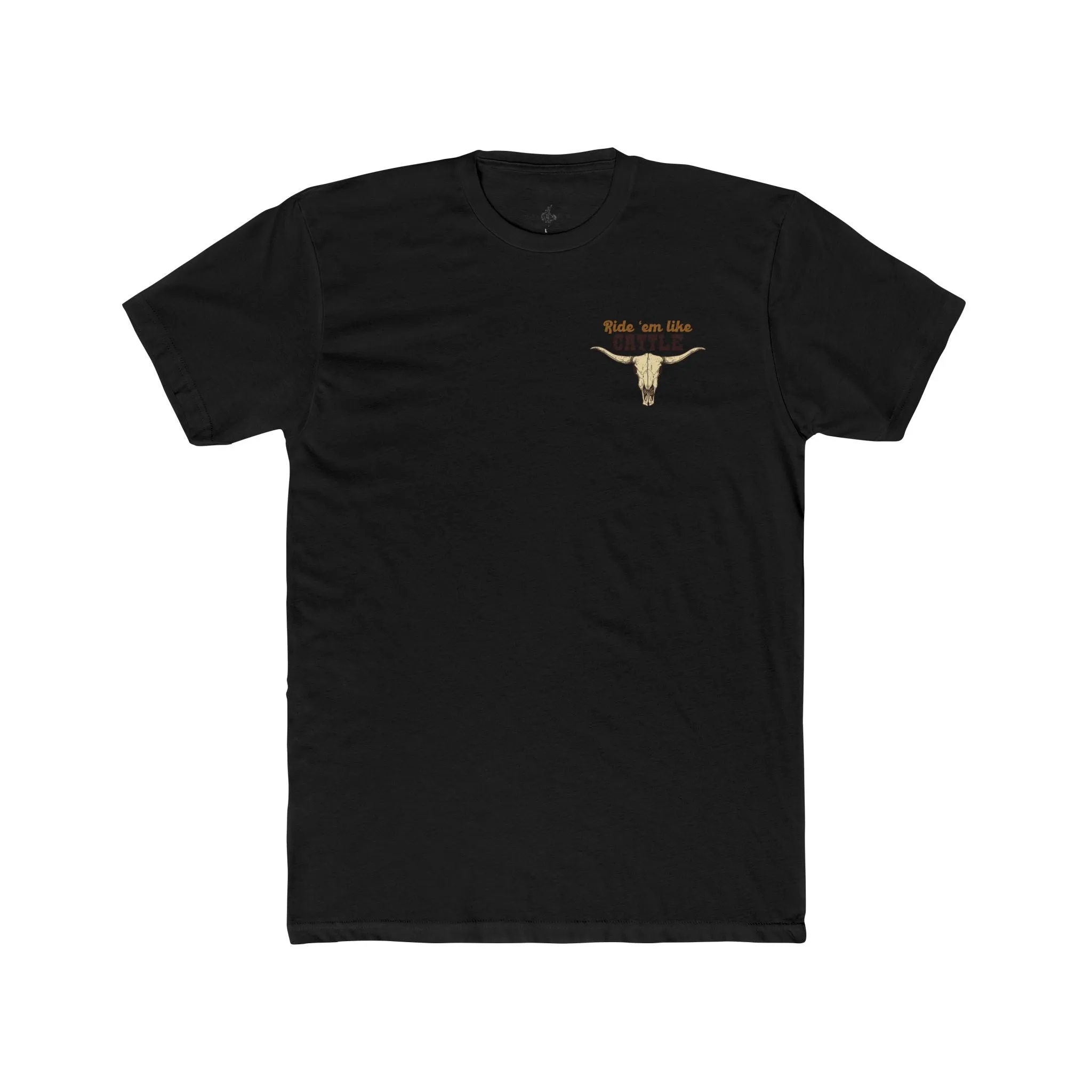 **'Buckle Bunny' Premium Chest Patch Tee