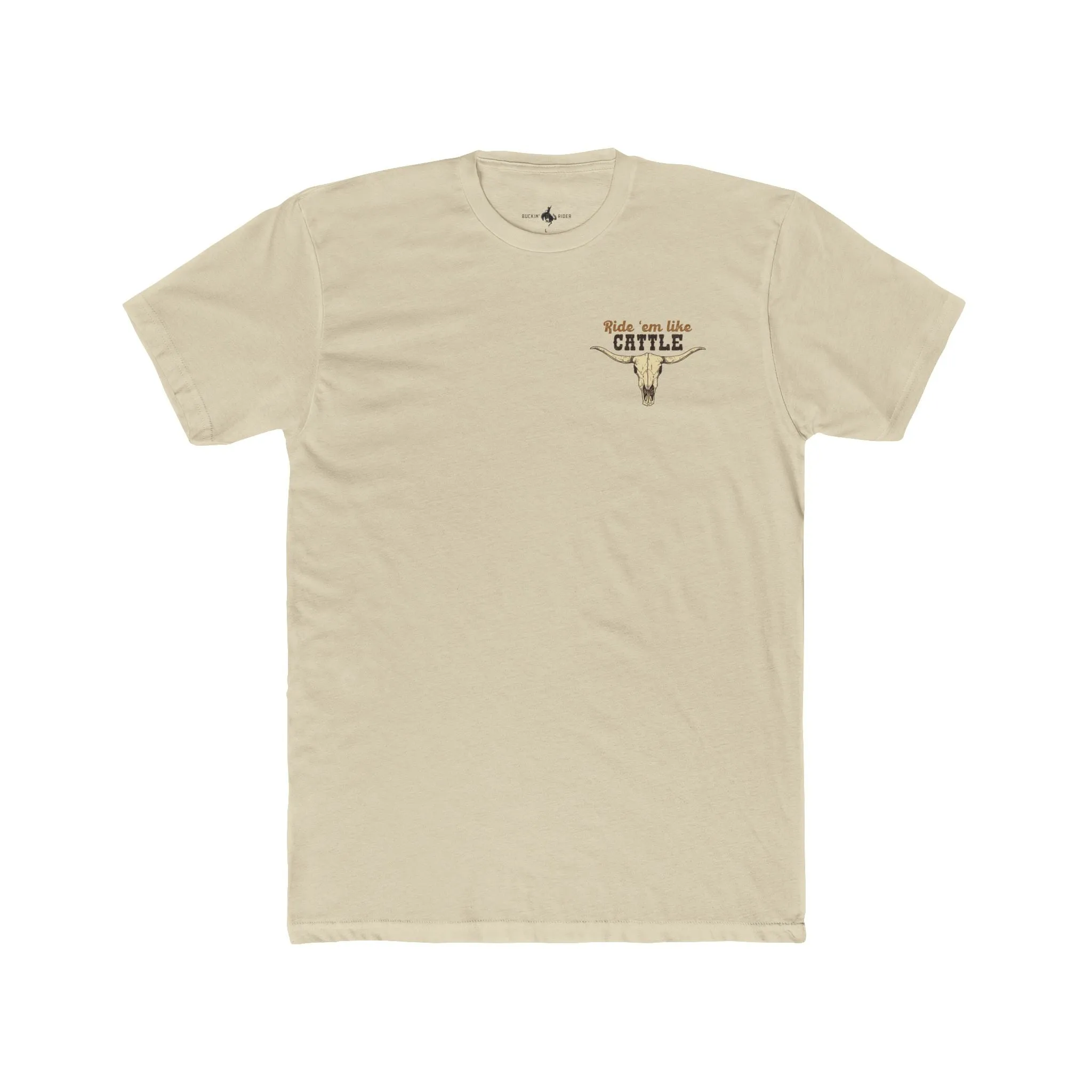 **'Buckle Bunny' Premium Chest Patch Tee