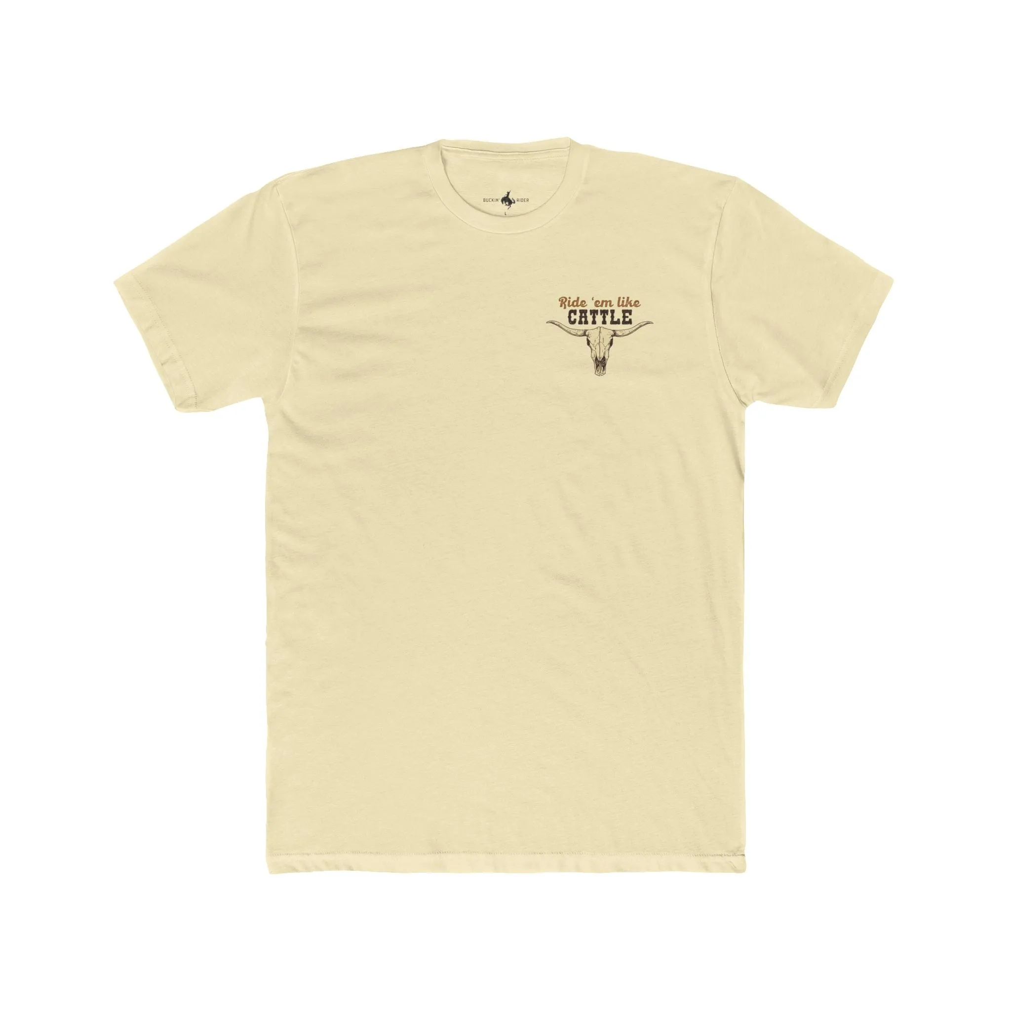 **'Buckle Bunny' Premium Chest Patch Tee