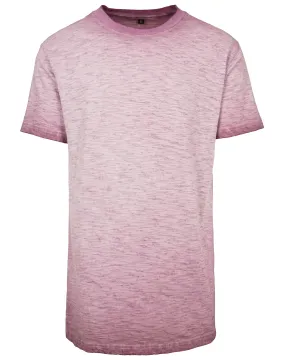 Burgundy - Spray dye tee
