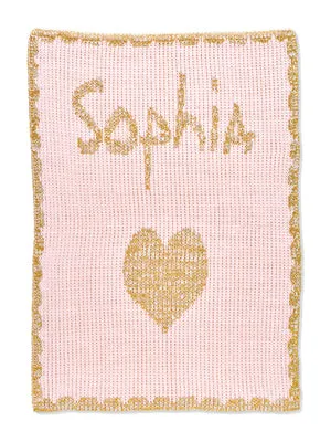 Butterscotch Blankees Metallic Single Heart & Scalloped Edge