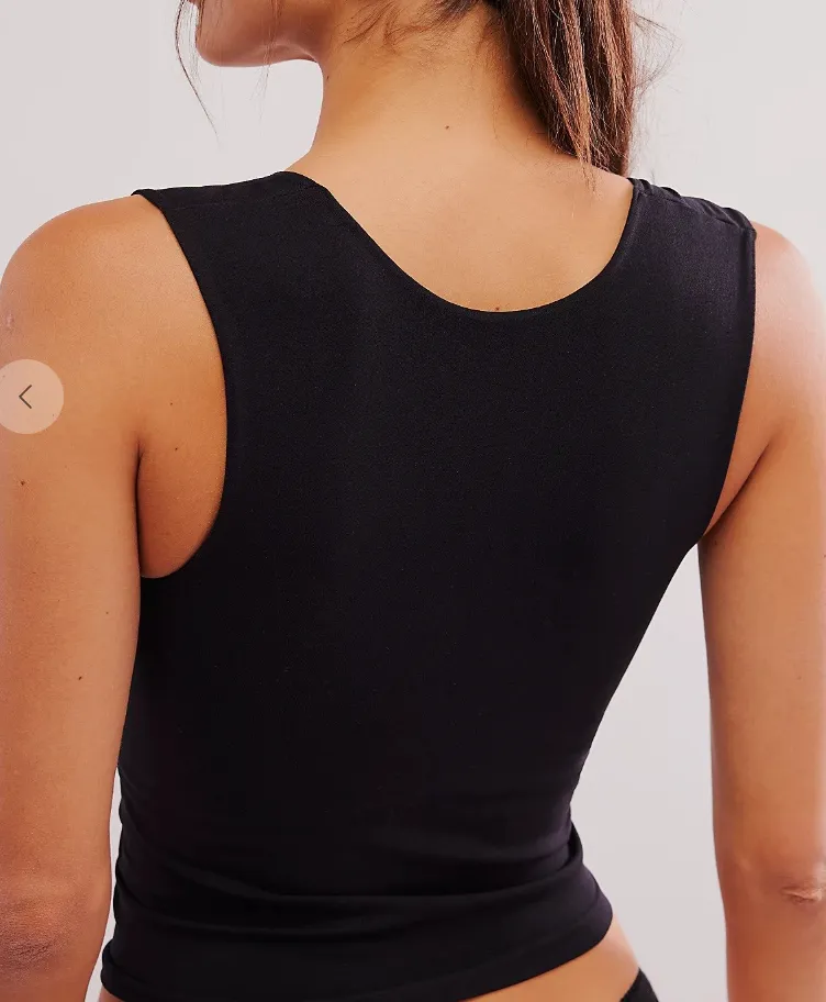 Clean Lines Double Layered Muscle Cami