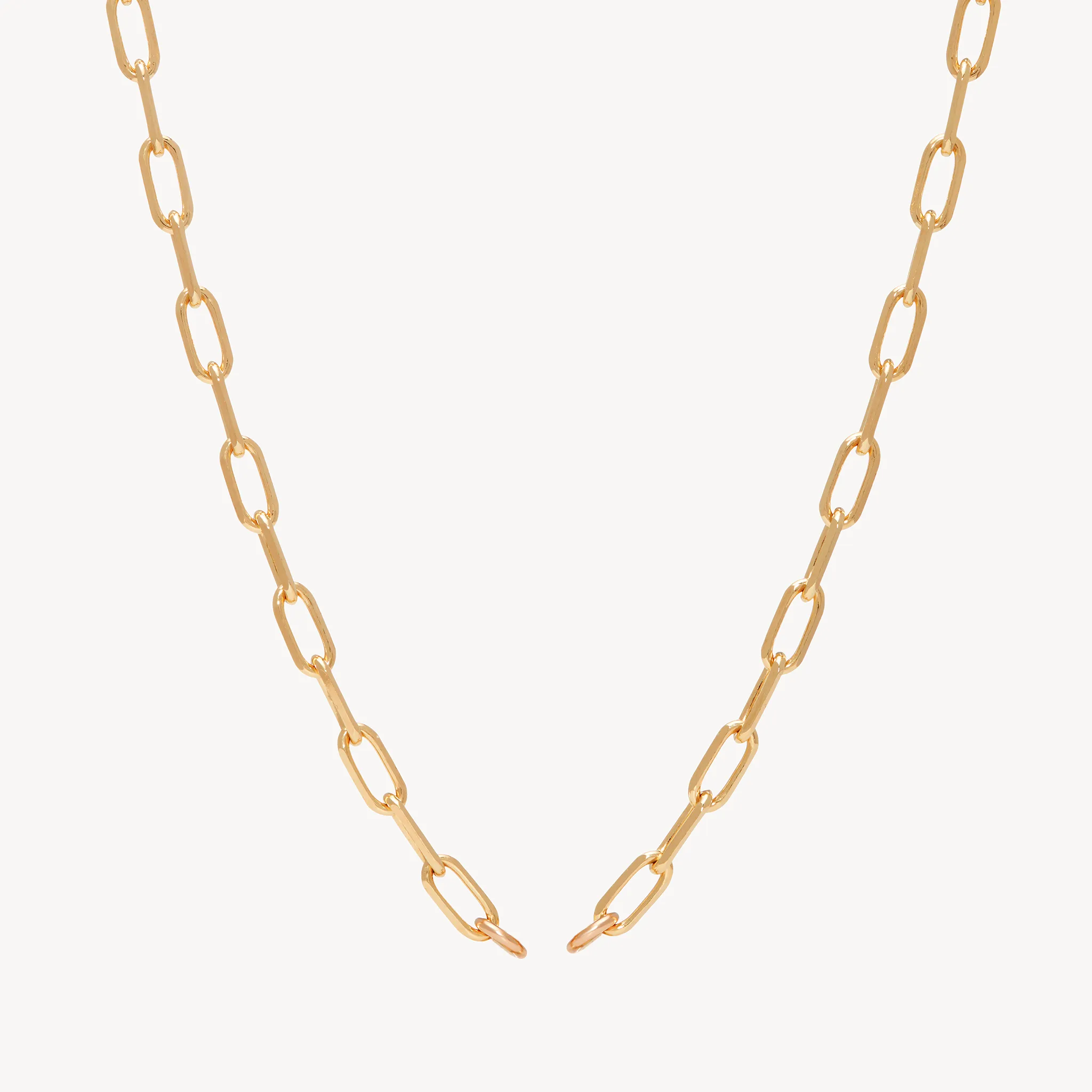 Clip Charm Chain Necklace — Gold