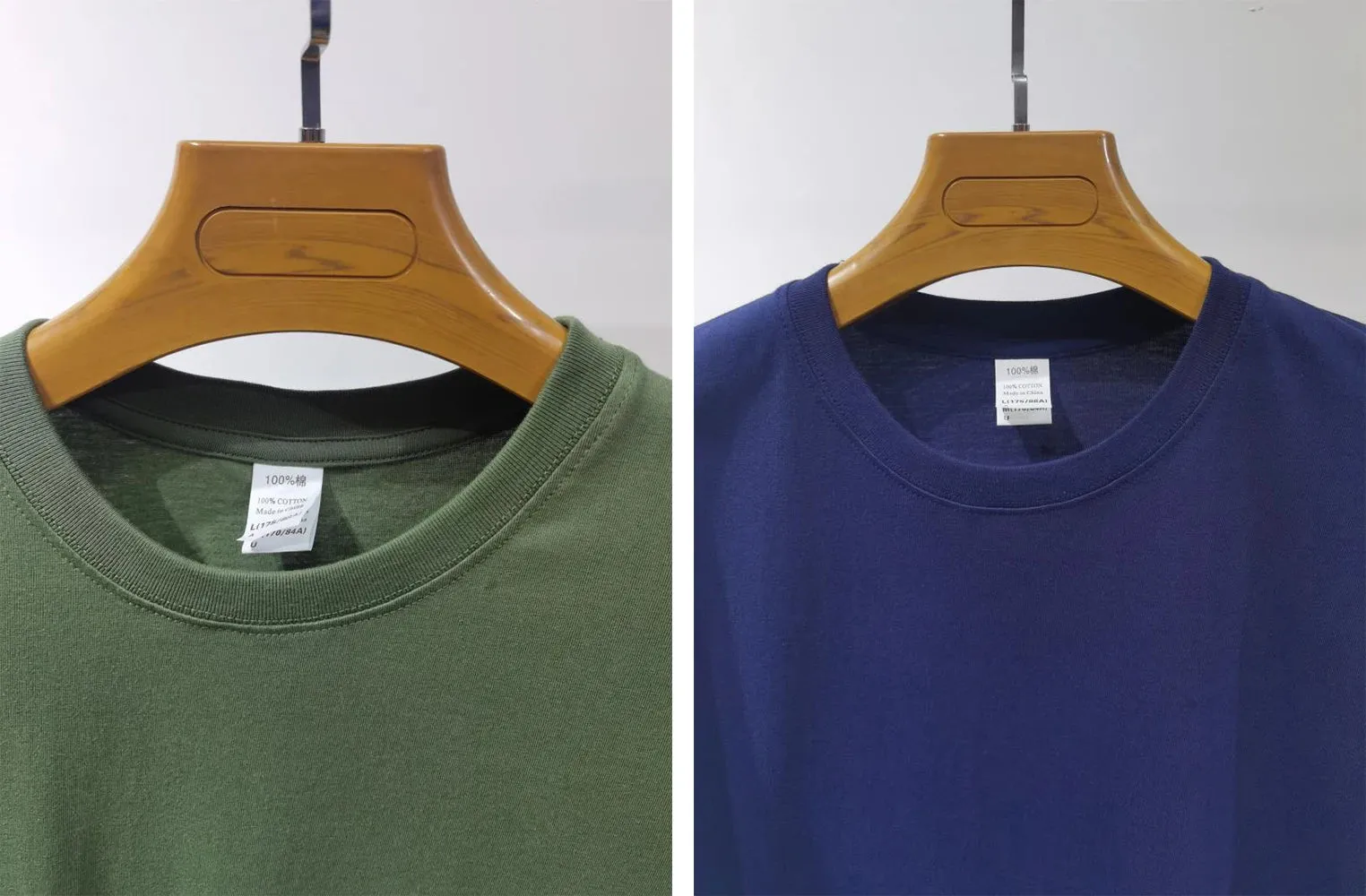 Cotton T-Shirt Unisex Plain White Crew Neck