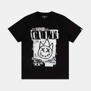 Cult Culture Tour Mens Short Sleeve Shirt (Black/White)