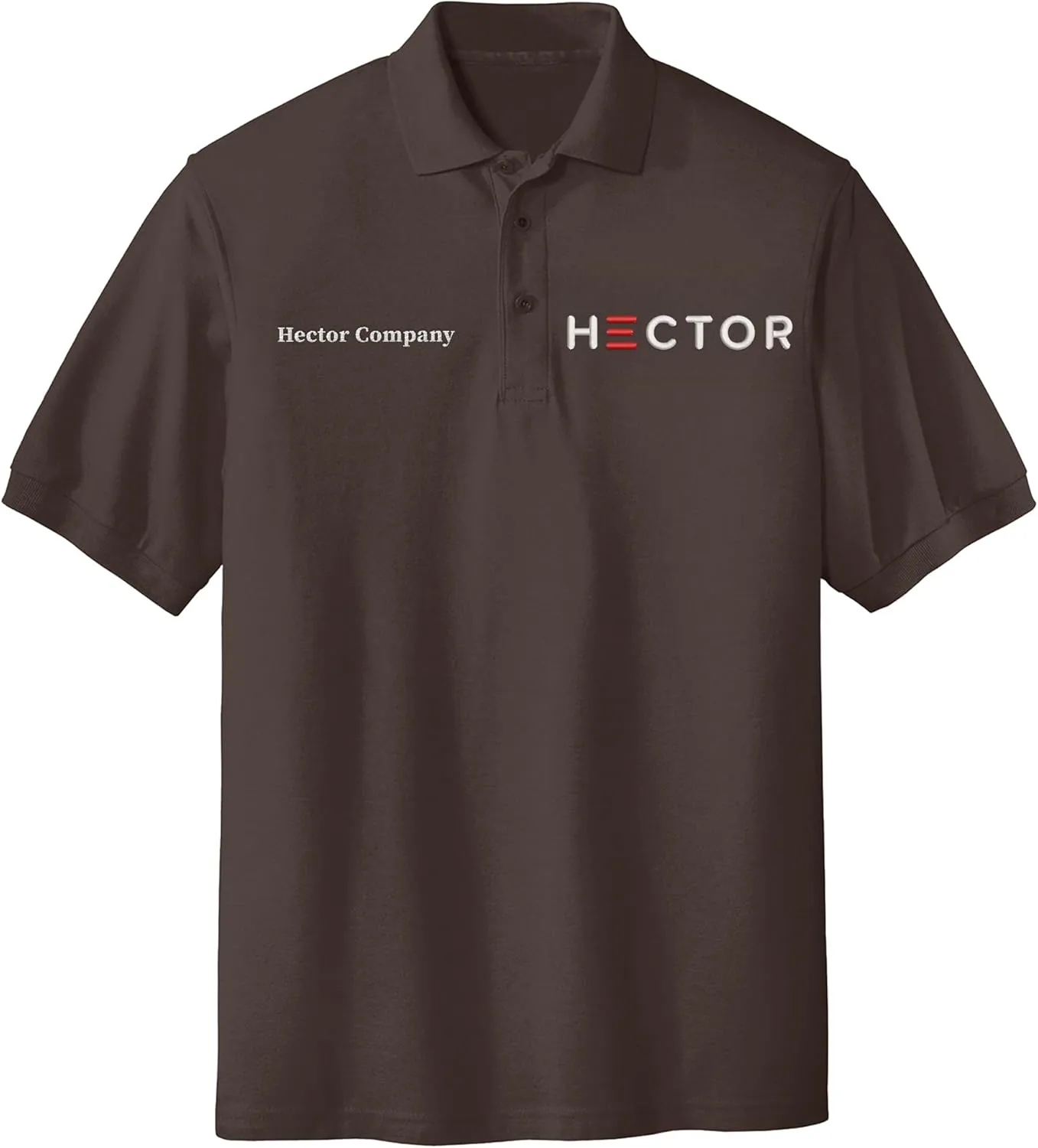 Custom Embroidered Polo Shirt for Men Personalized Embroidery Name Text Logo Golf Tee