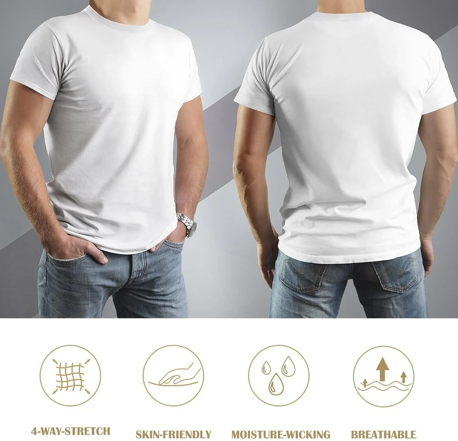 Custom Shirts for Men Women Design Your Own Front Print Photo Personalized T Shirt