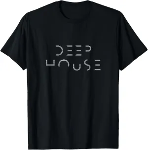 Deep House music art - minimalist design for DJ, raver EDM T-Shirt