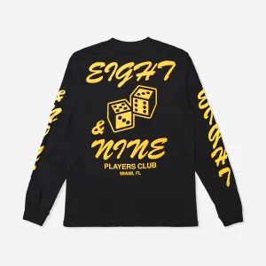 Dice LS T Shirt Black