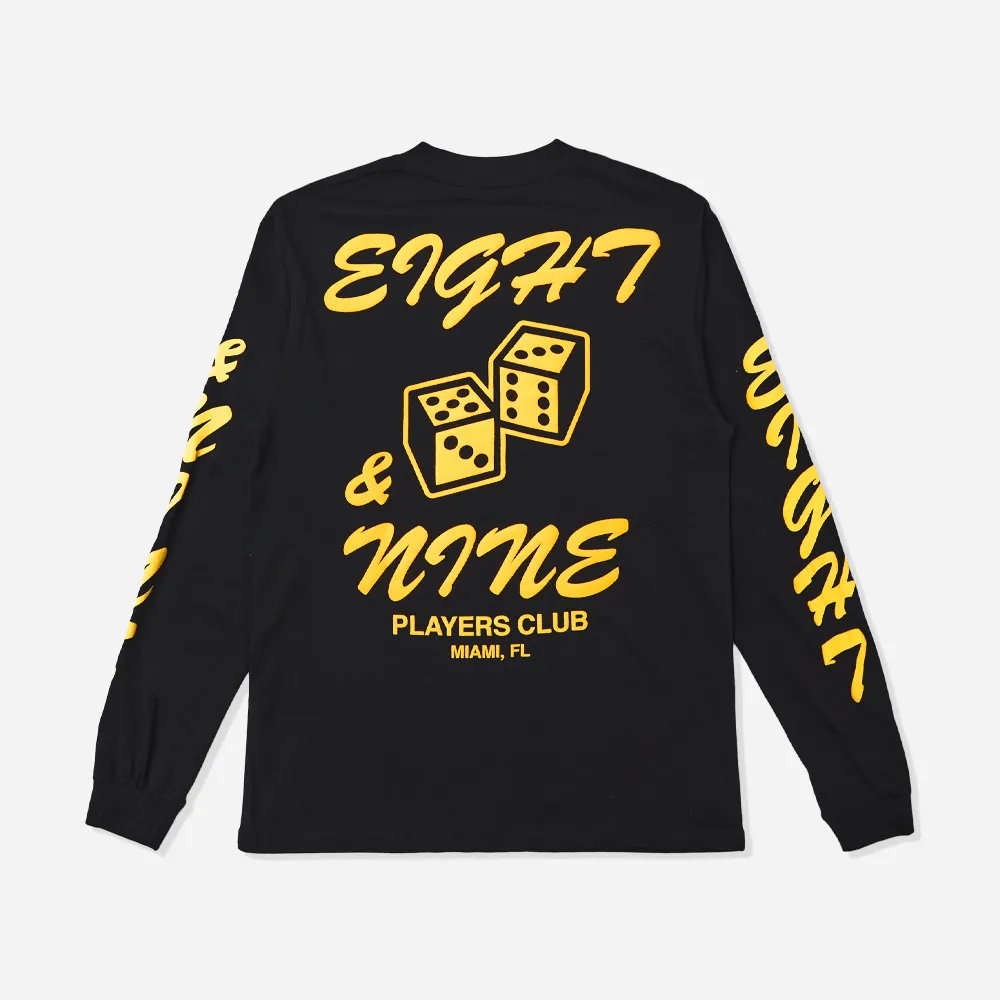 Dice LS T Shirt Black