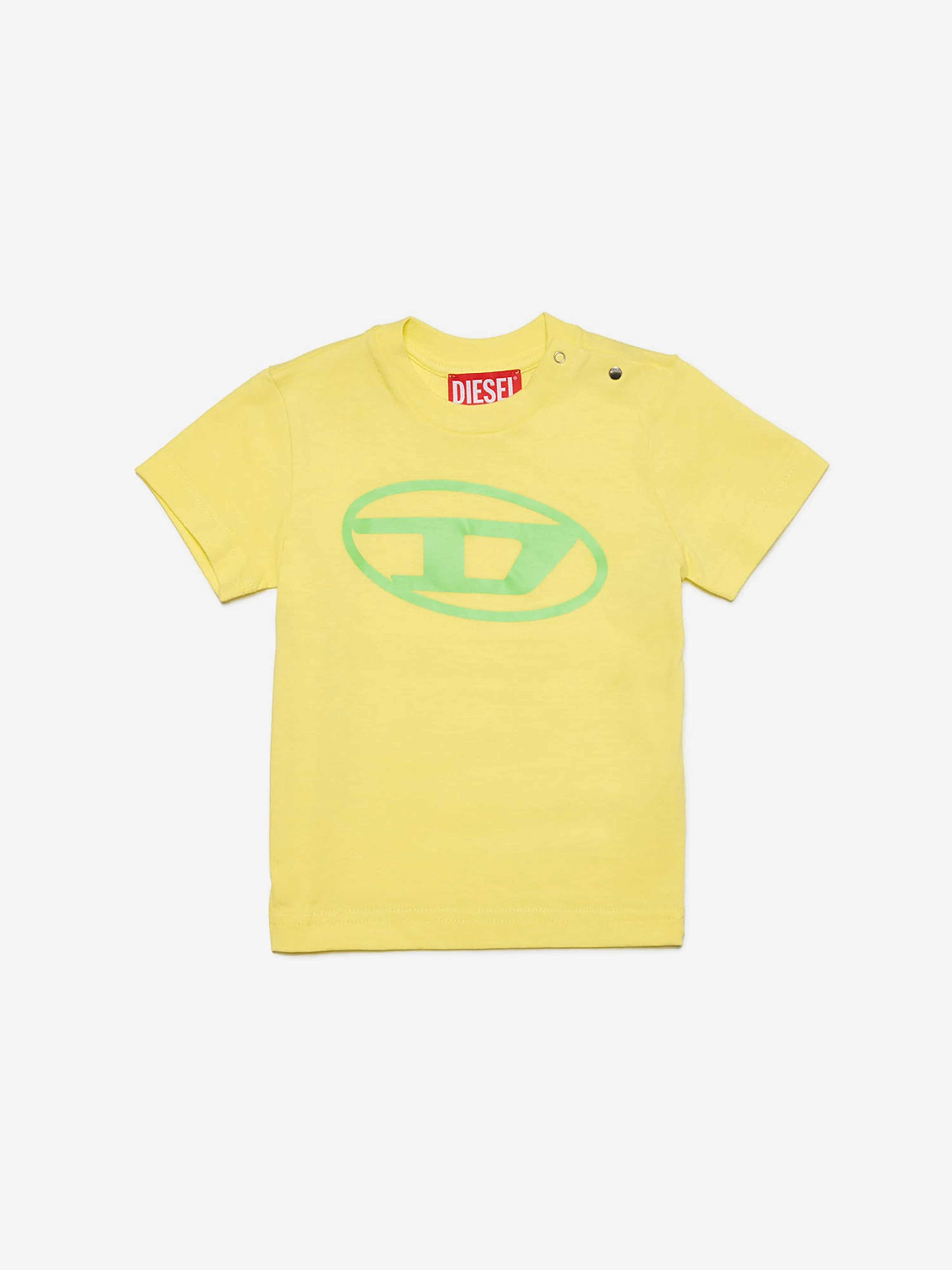 Diesel Baby Logo T-Shirt in Yellow