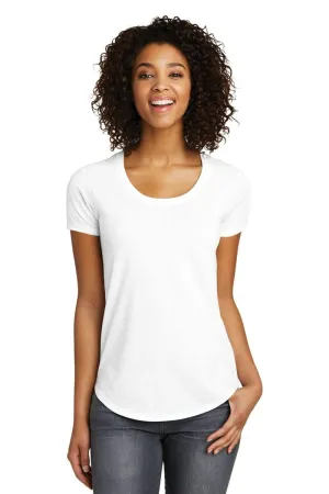 District DT6401: Women's Fitted Very Important Tee, Scoop Neck