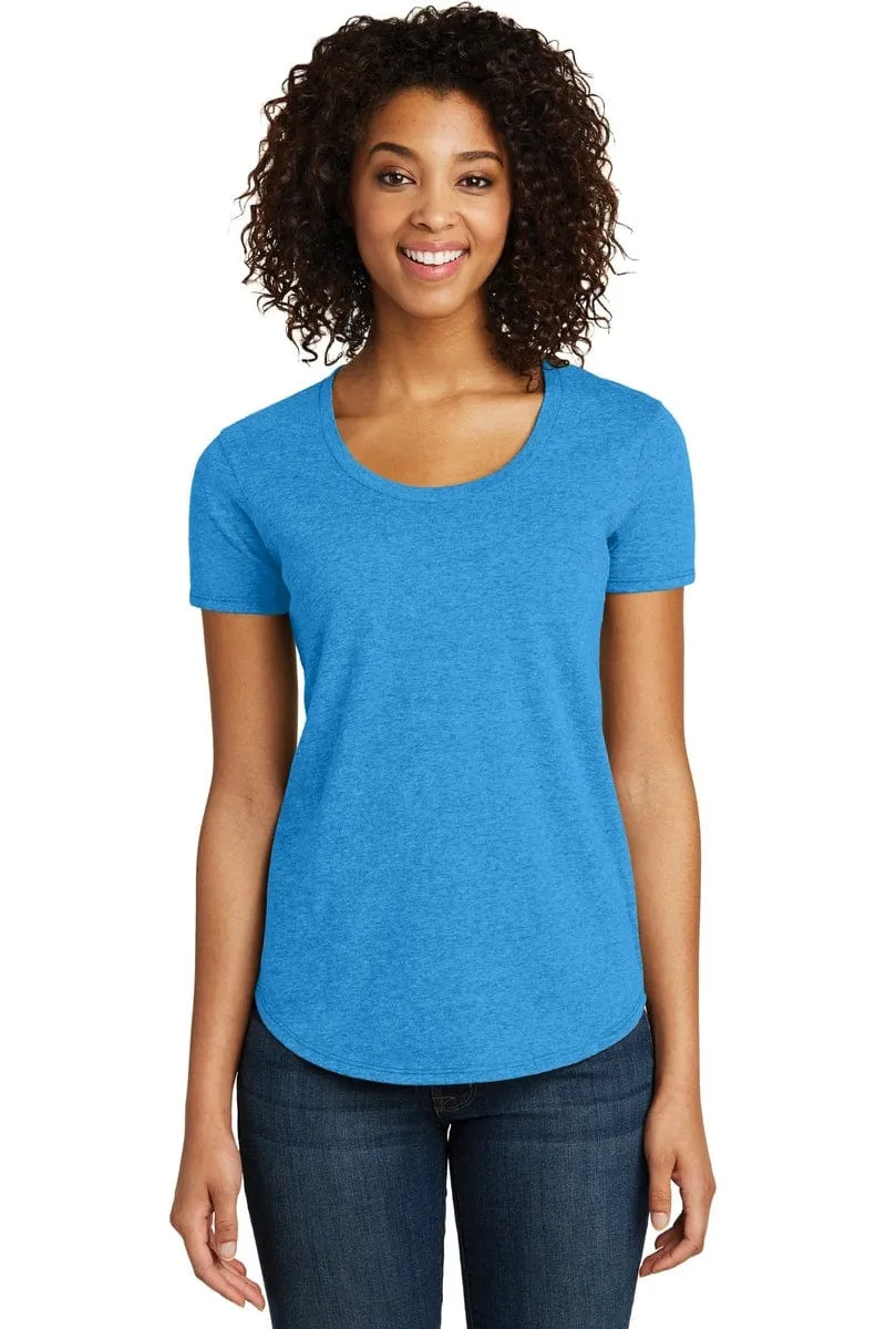District DT6401: Women's Fitted Very Important Tee, Scoop Neck
