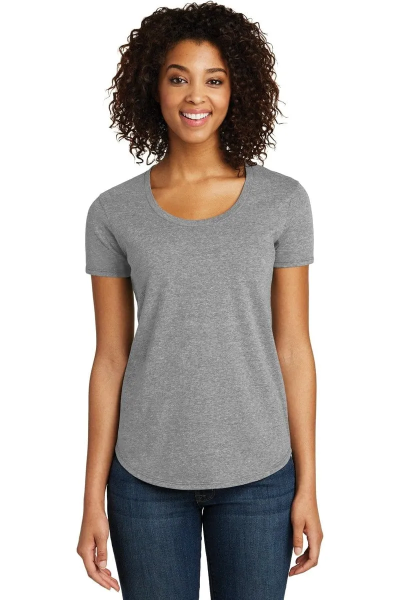 District DT6401: Women's Fitted Very Important Tee, Scoop Neck