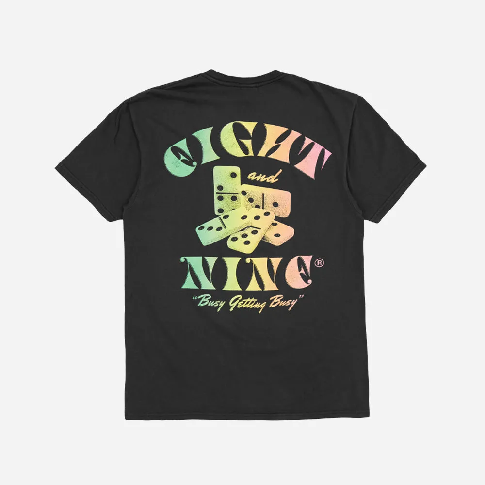 Domino T Shirt Black Multi