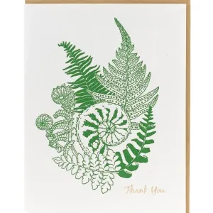 Fern Thank You Card