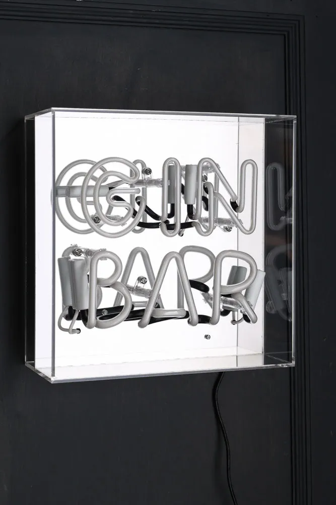 Gin Bar Neon Light Box