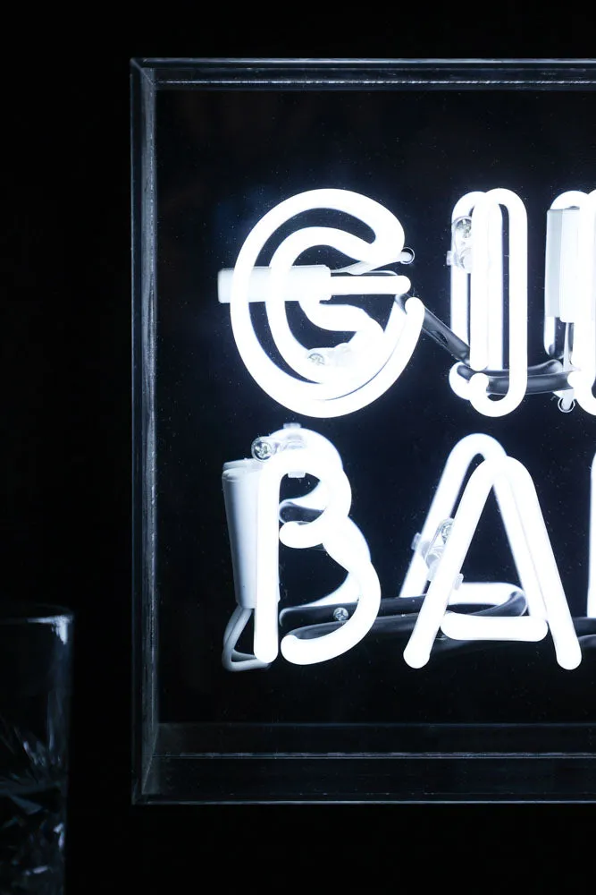 Gin Bar Neon Light Box