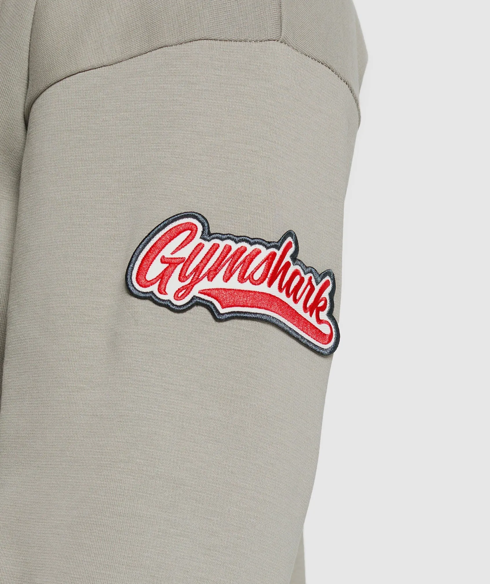 Gymshark Rugby Shirt - Linen Brown/White
