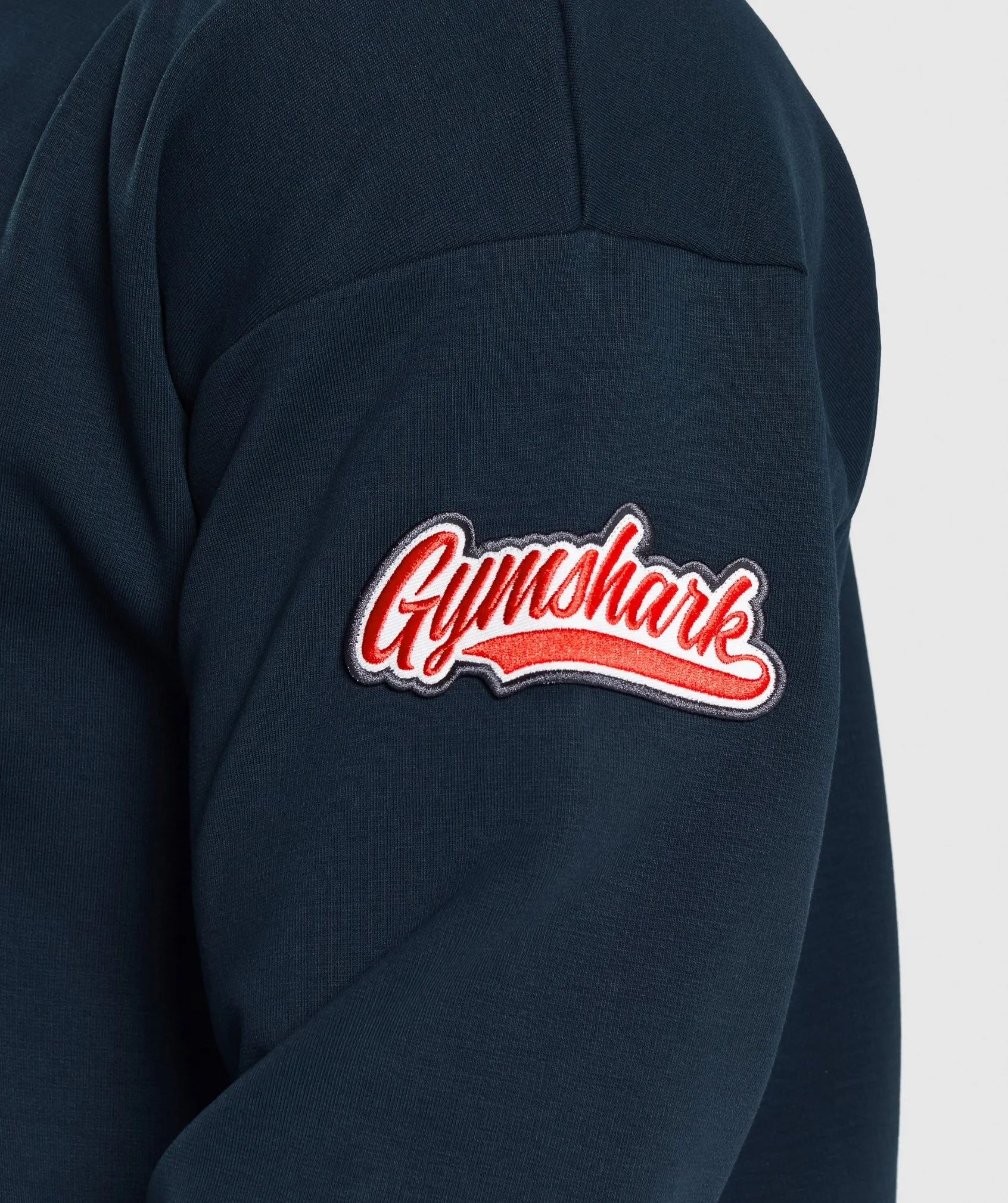 Gymshark Rugby Shirt - Navy/White