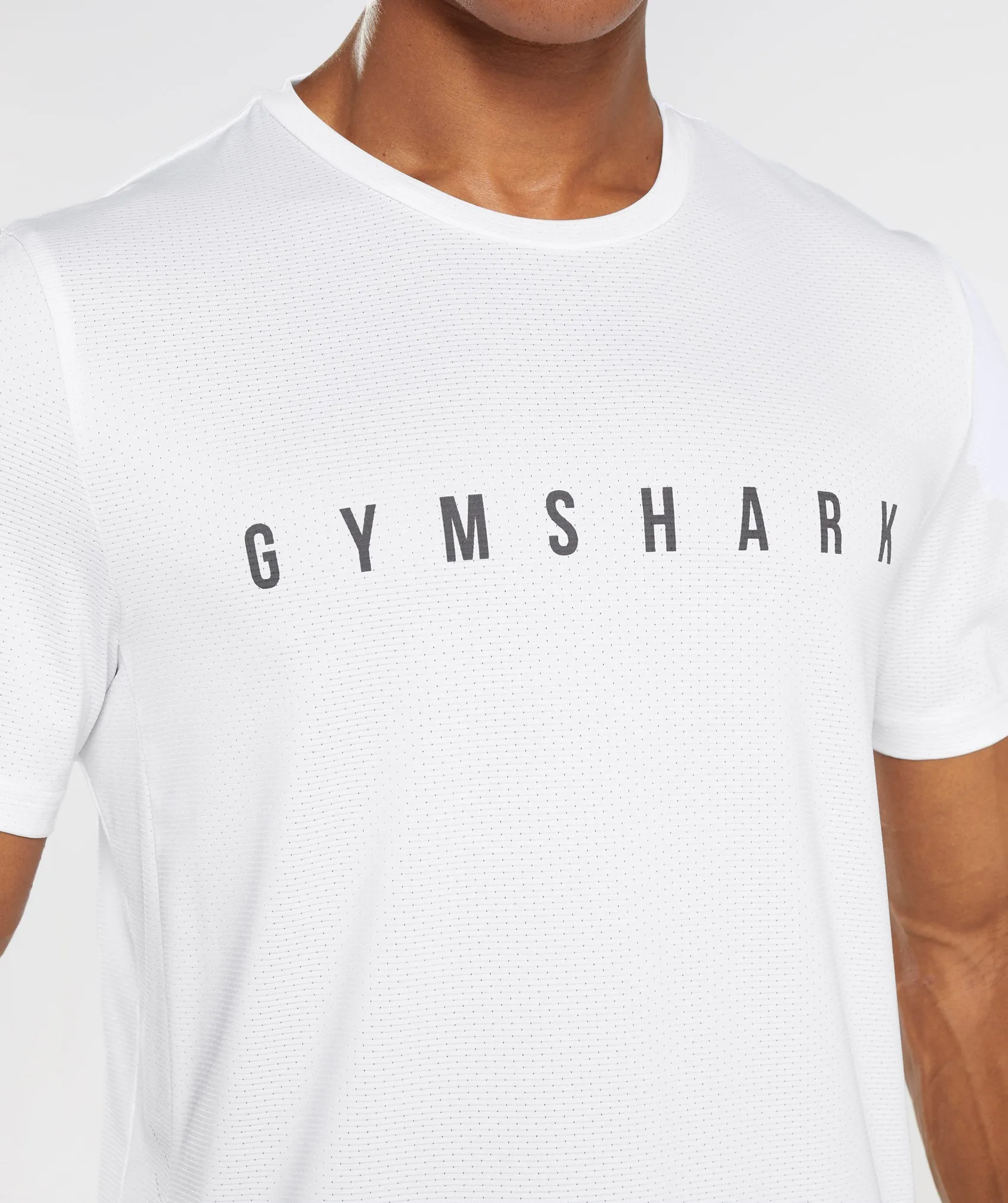 Gymshark Sport Stripe T-Shirt - White