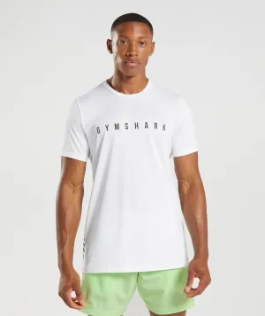 Gymshark Sport Stripe T-Shirt - White