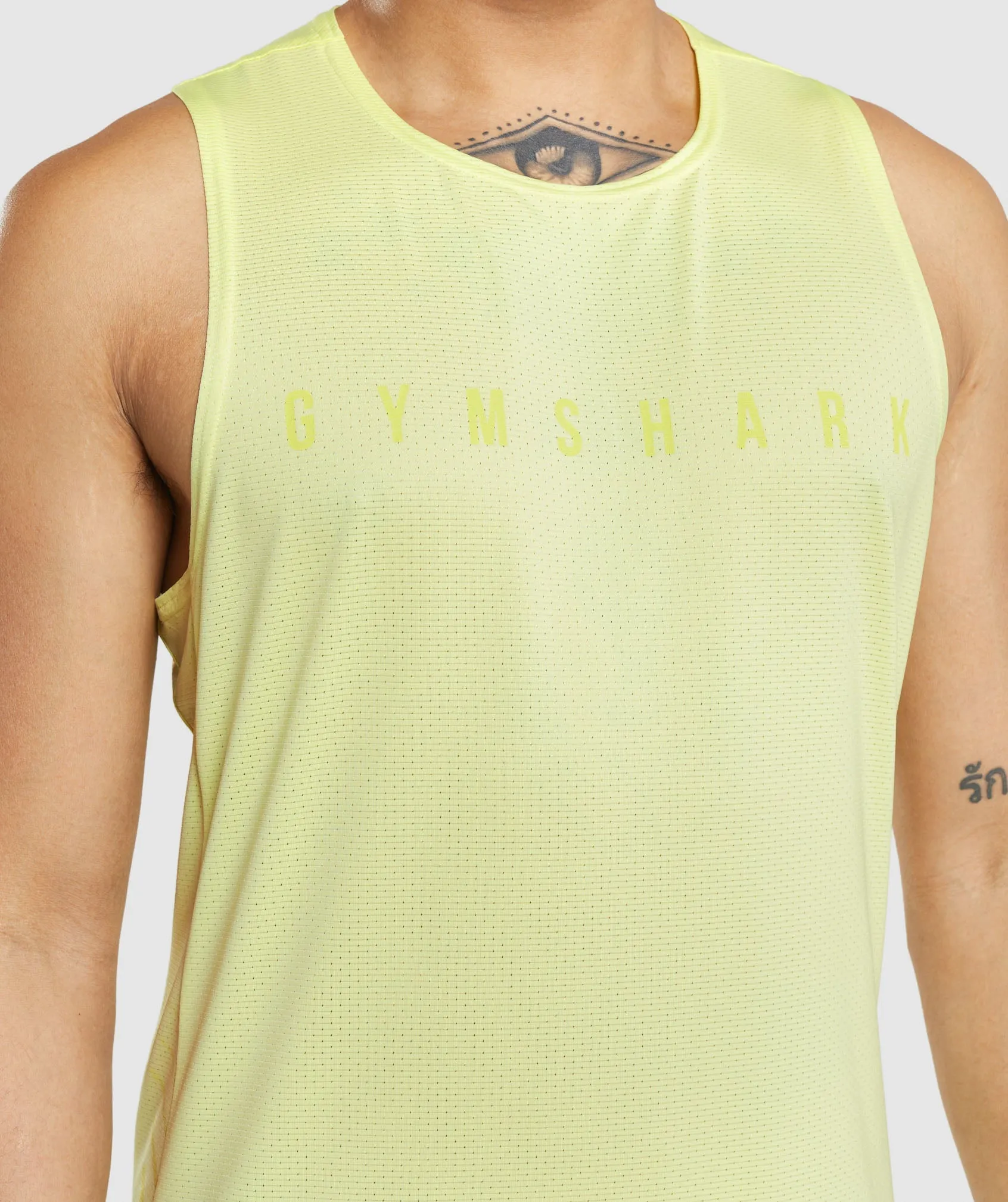 Gymshark Sport Stripe Tank - Firefly Green