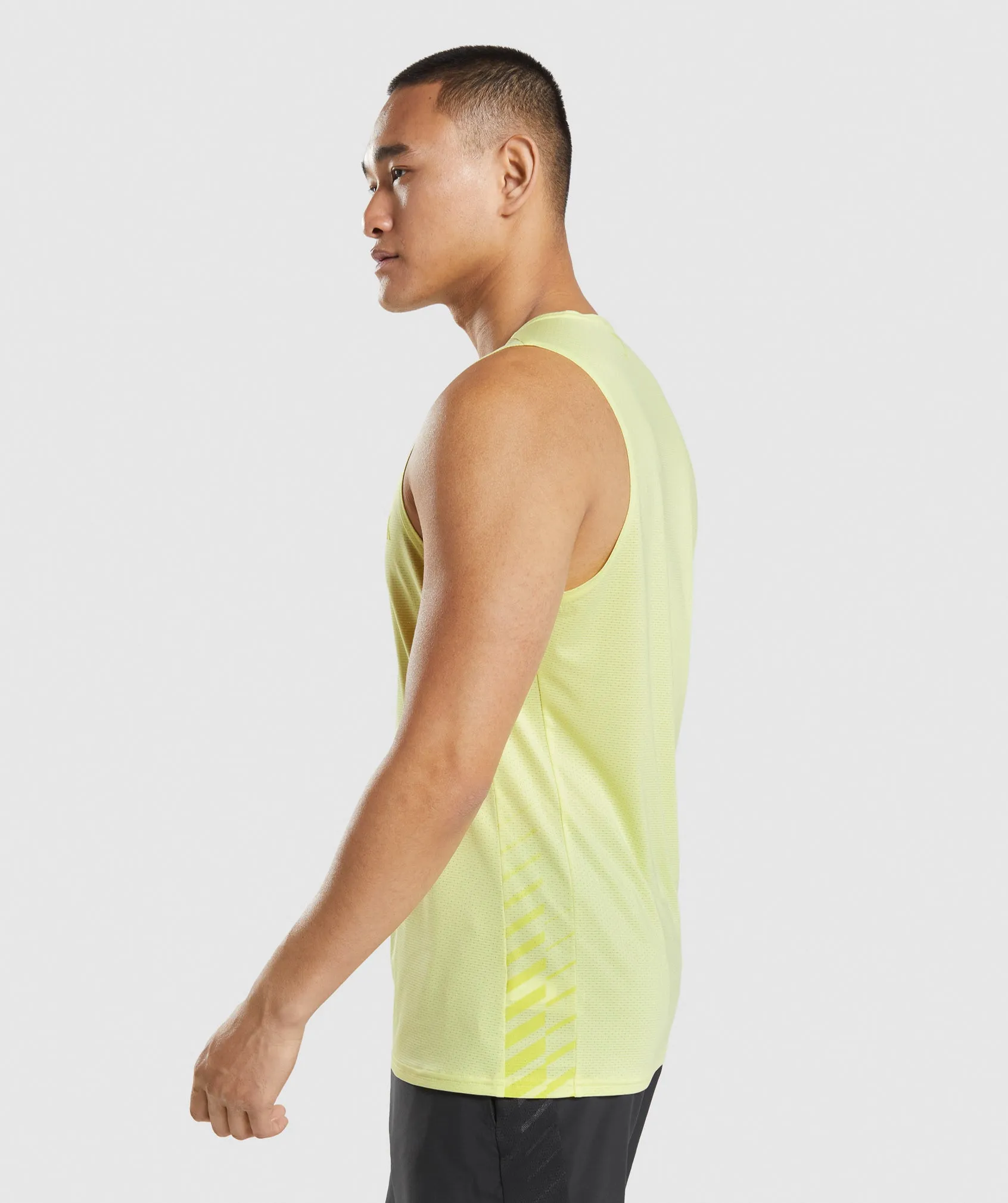 Gymshark Sport Stripe Tank - Firefly Green