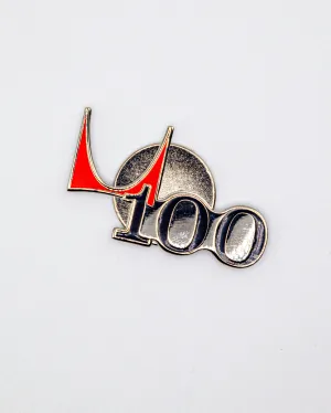 Herman Miller 100 Year Anniversary Enamel Magnetic Pin Back